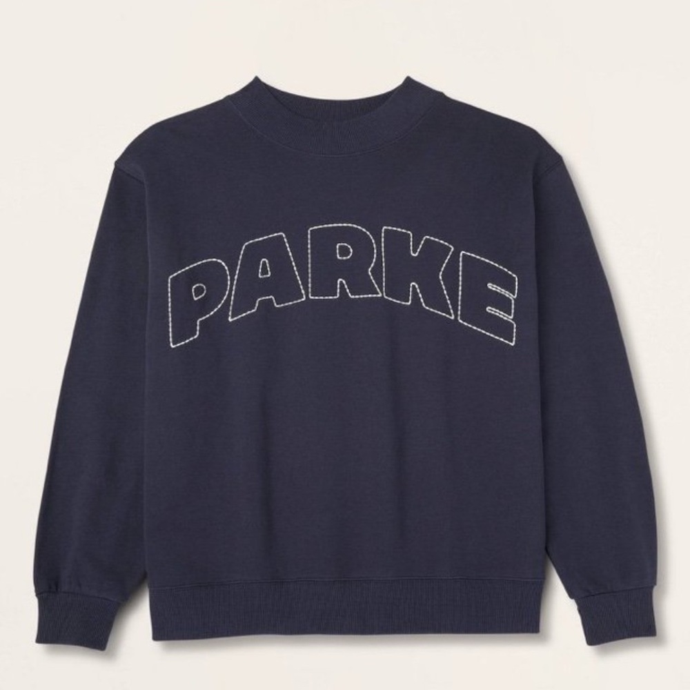 PARKE X TARGET Navy Blue Women’s Mockneck Pullover L/XL